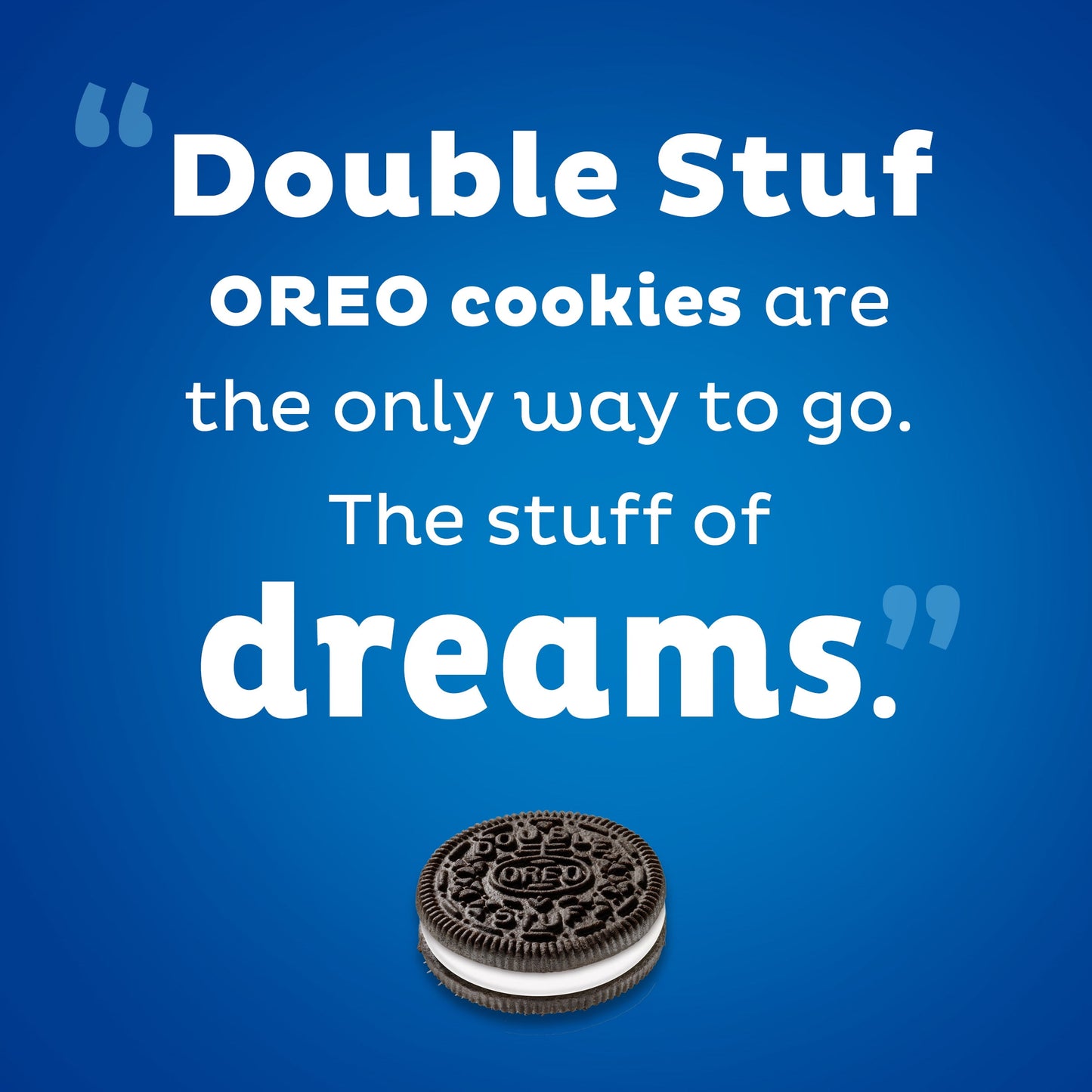 OREO Double Stuf Chocolate Sandwich Cookies, Party Size, 26.7 oz