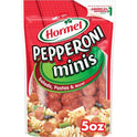 HORMEL, Beef - Pork Pepperoni Minis, Pizza Topping, Gluten Free, Original, 5 oz Plastic Resealable Package