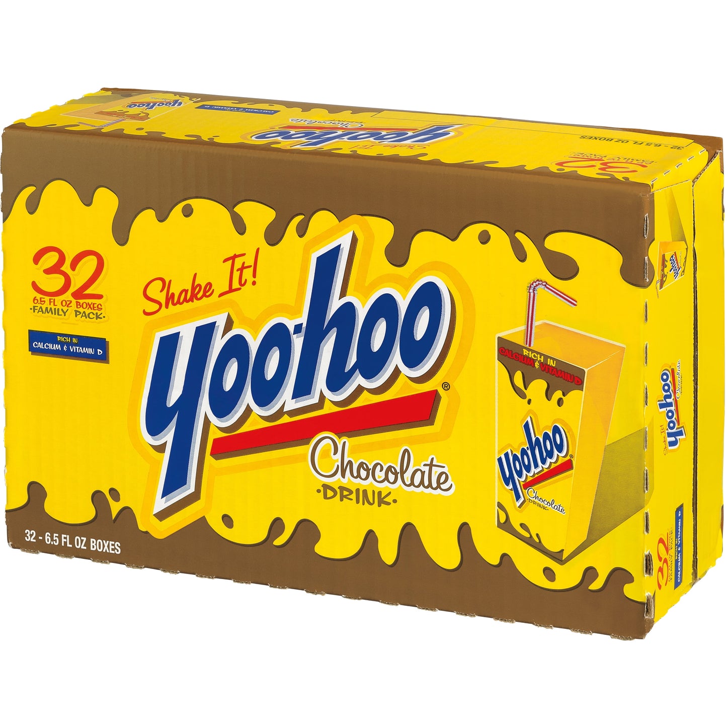 Yoo-hoo Chocolate Drink, 6.5 fl oz boxes, 32 pack