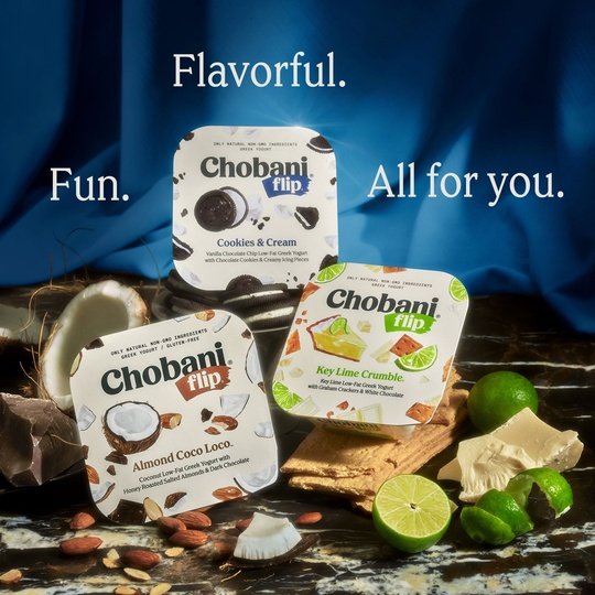 Chobani Flip Low-Fat Greek Yogurt, Cookies and Cream 4.5 oz