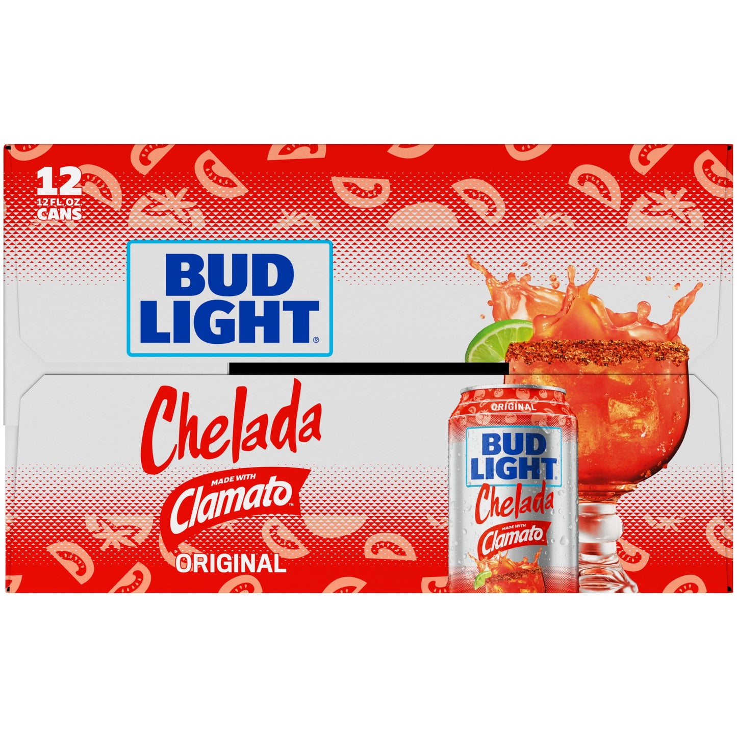 Bud Light Chelada 12 Pack, 12 fl oz Aluminum Cans, Domestic, 10% ABV