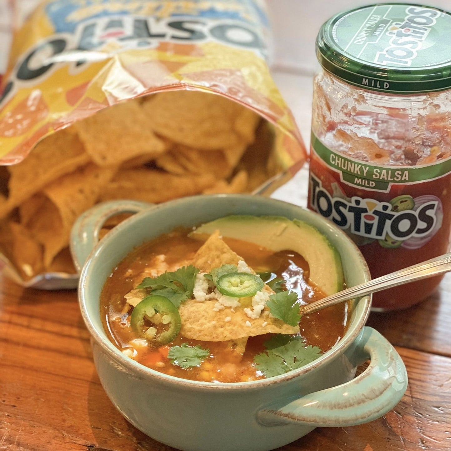 Tostitos Salsa, Chunky Medium Salsa, 24 oz Jar