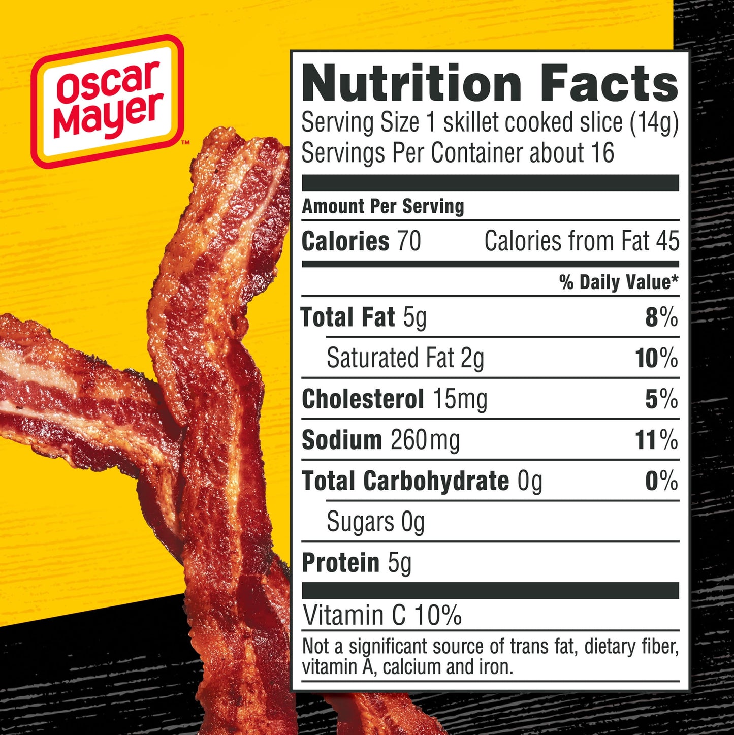 Oscar Mayer Thick Cut Bacon 12-Hour Smoked Mega Pack, 22 oz Pack