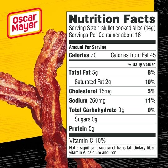 Oscar Mayer Thick Cut Bacon 12-Hour Smoked Mega Pack, 22 oz Pack