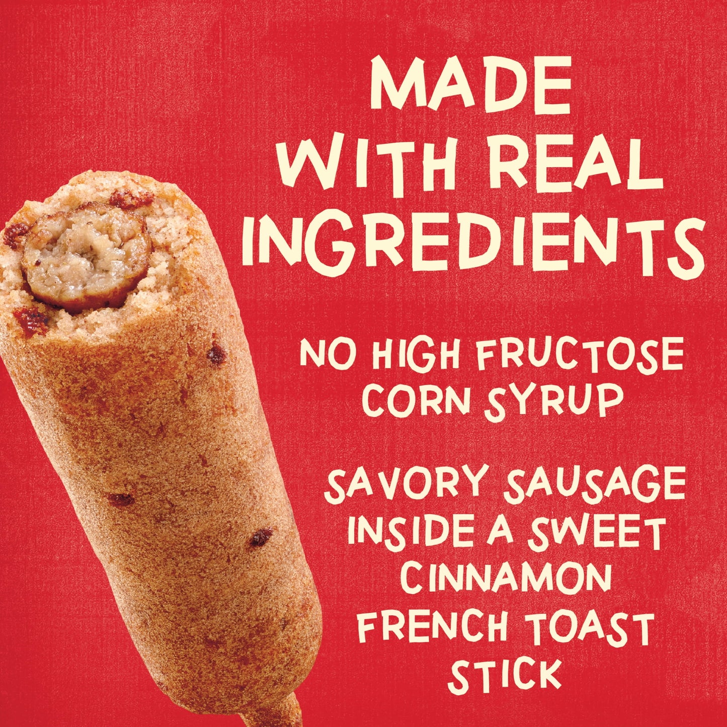 Jimmy Dean Cinnamon French Toast & Sausage on a Stick, 30 oz, 12 Ct (Frozen)