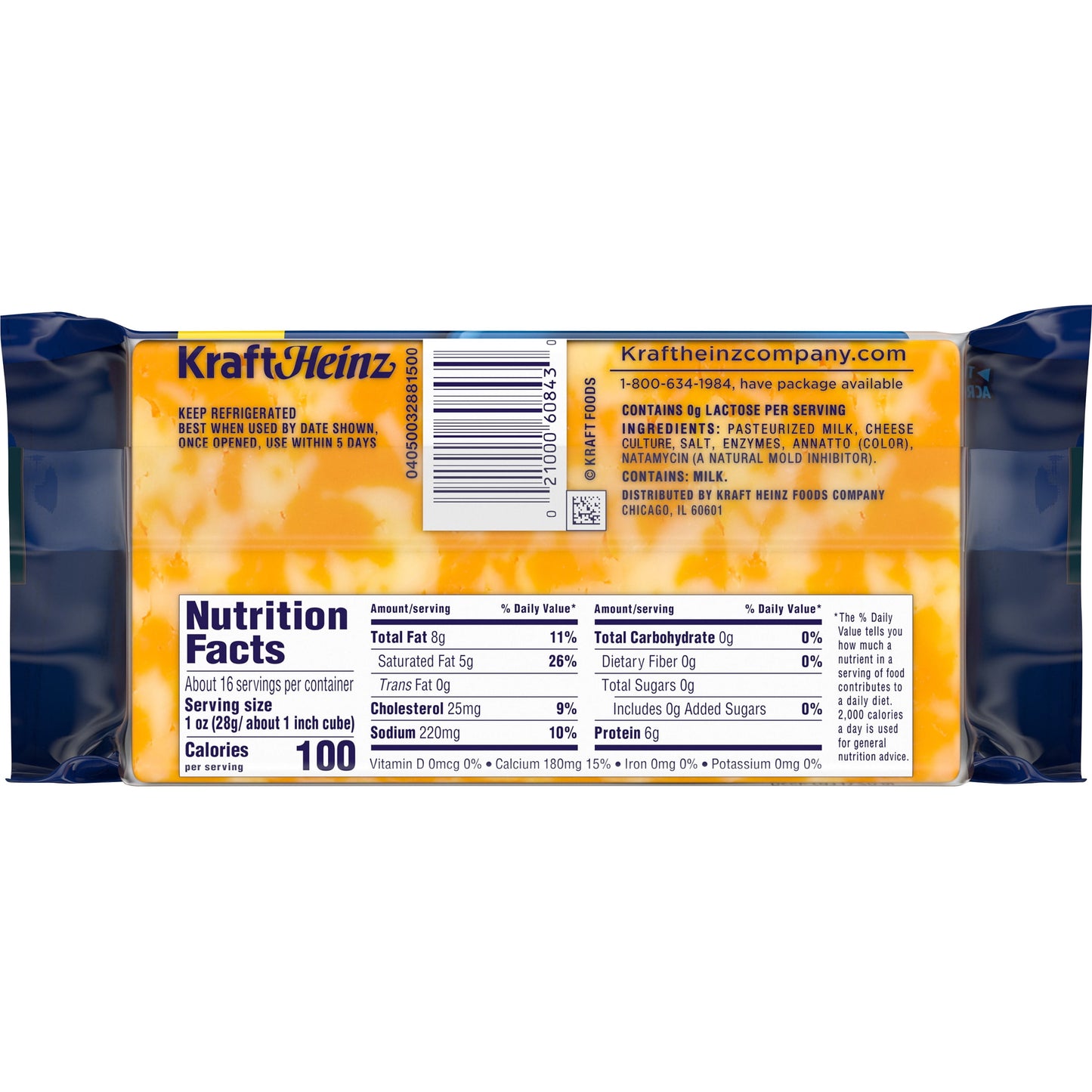 Kraft Colby Jack Marbled Cheese, 16 oz Block