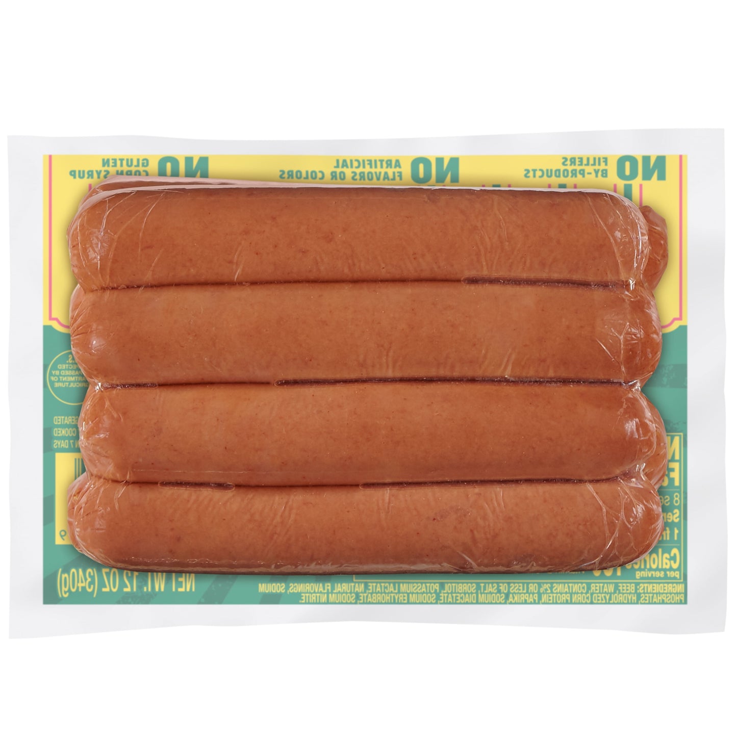 Nathan's Famous Skinless Beef Hot Dogs, 12 oz