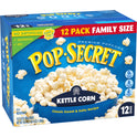 Pop Secret Popcorn, Kettle Corn Microwave Popcorn, 3 oz Sharing Bags, 12 Ct