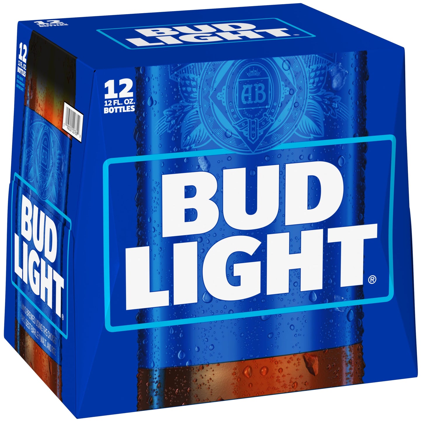 Bud Light Beer, 12 Pack Lager Beer, 12 fl oz Glass Bottles, 4.2% ABV, Domestic Beer