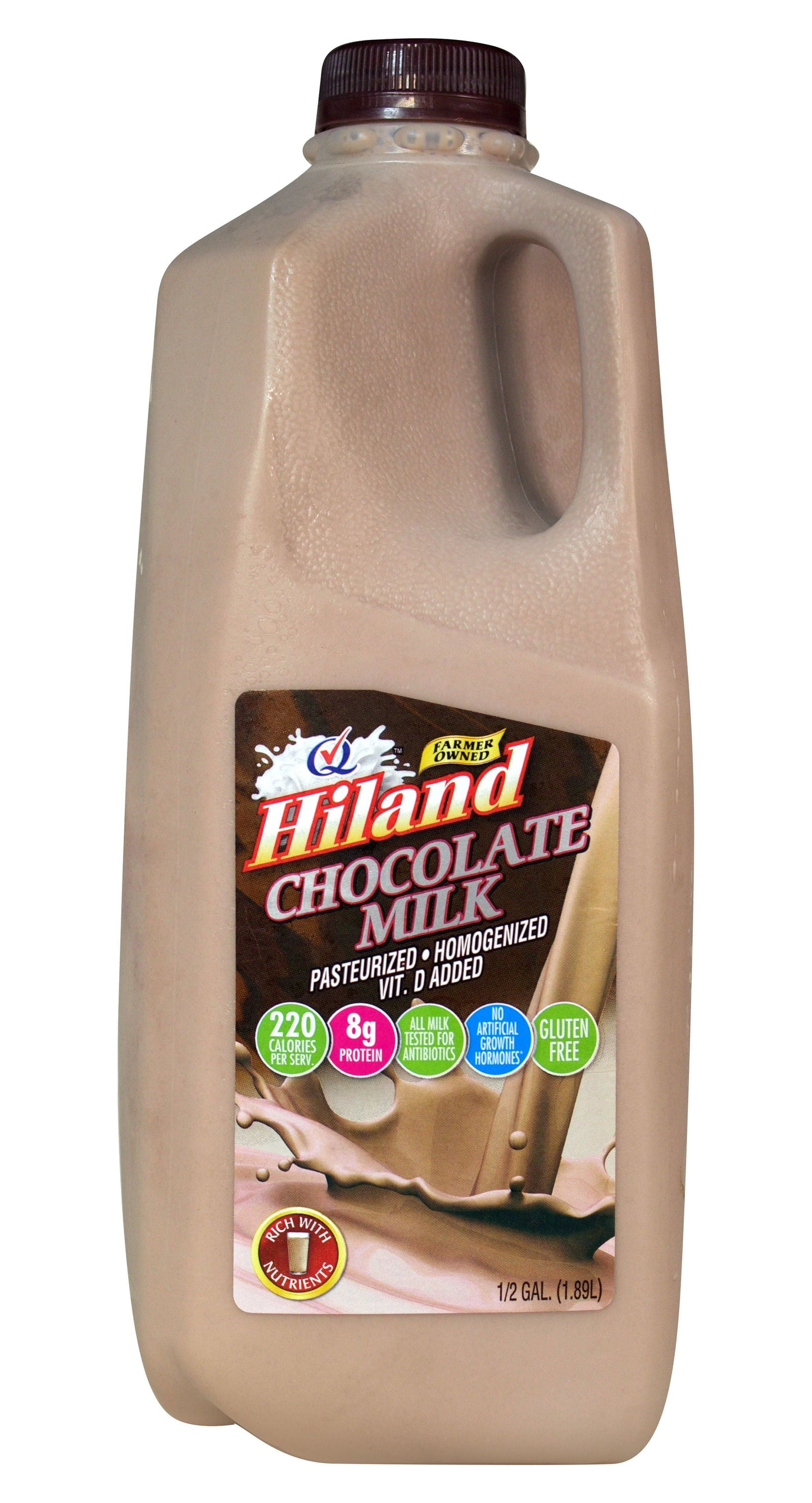 Hiland Premium Chocolate Milk, Half Gallon, 64 fl oz
