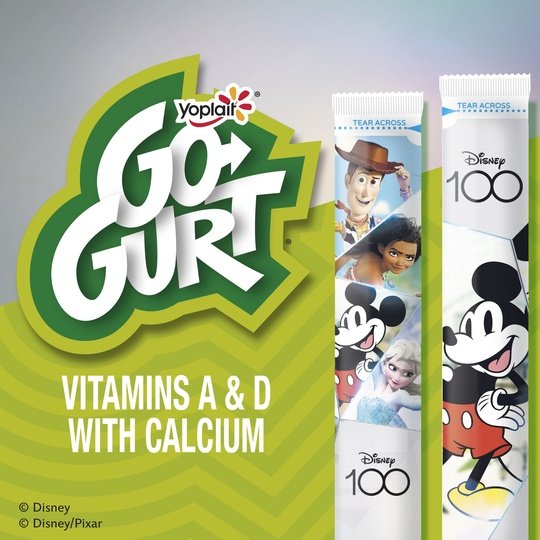 Go-Gurt Disney's Frozen Gluten Free Strawberry and Vanilla Yogurt Tubes 16 Count