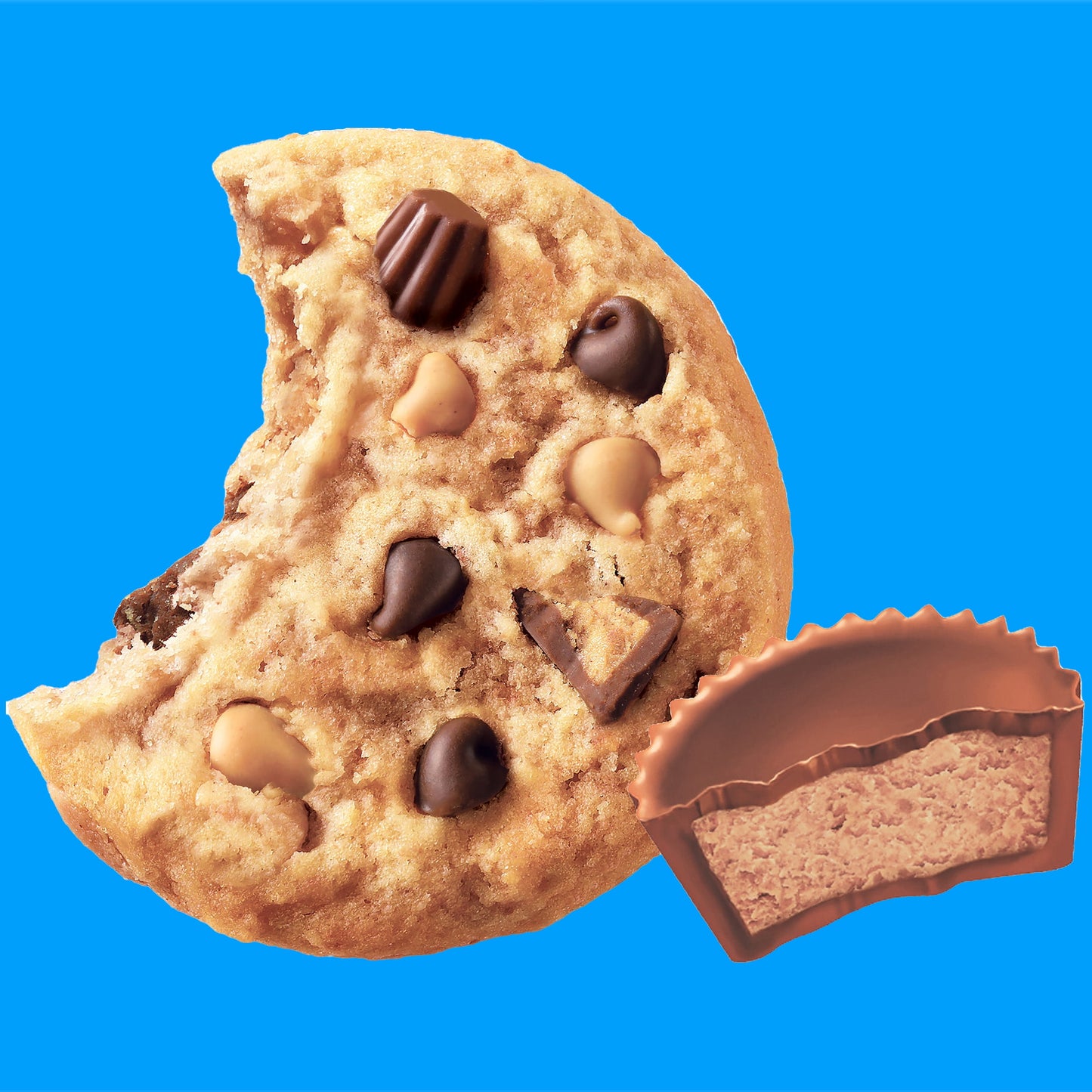 CHIPS AHOY! Cookies with Reese’s Peanut Butter Cups, Family Size, 14.25 oz