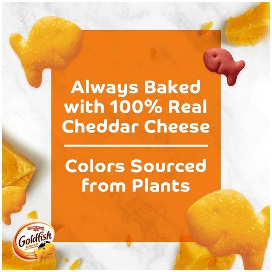 Goldfish Colors Crackers, Snack Pack, 0.9 oz, 12 CT Multi-Pack Tray