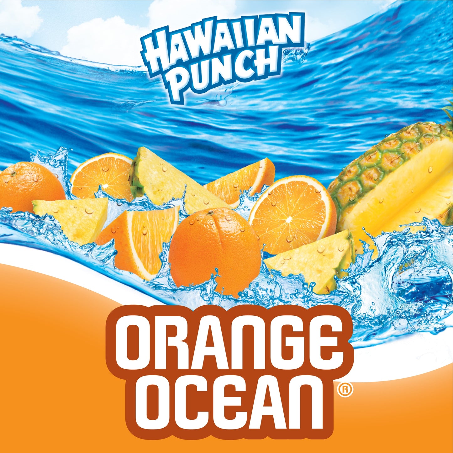 Hawaiian Punch Orange Ocean Juice, 1 Gal, Bottle
