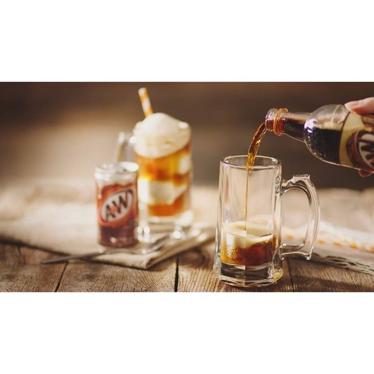 A&W Zero Sugar Root Beer Soda, 2 L bottle