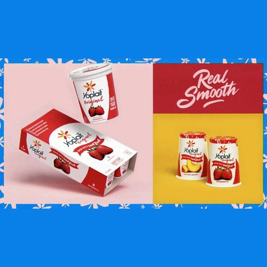 Yoplait Original Strawberry Low Fat Yogurt Pack, 8 Ct
