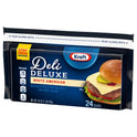 Kraft Deli Deluxe White American Cheese Slices, 24 Ct Bag