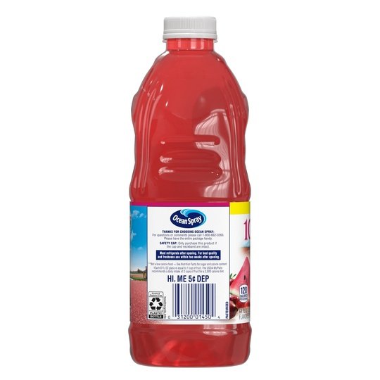 Ocean Spray ® 100% Juice Cranberry Watermelon, 64 fl oz