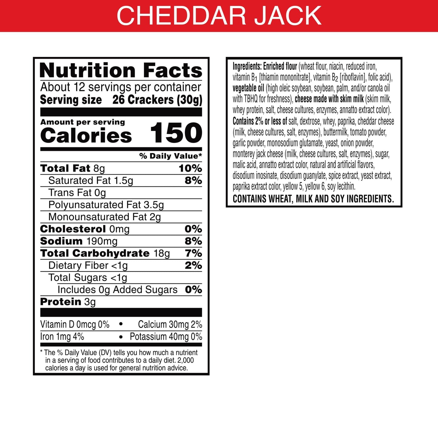 Cheez-It Extra Toasty Cheddar Jack Cheese Crackers, 12.4 oz