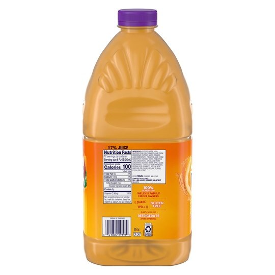 Welch's Orange Pineapple Apple Juice Cocktail, 96 fl oz Bottle