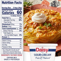 Daisy Pure and Natural Sour Cream, 8 oz Tub (Refrigerated)