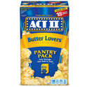 ACT II Butter Lovers Microwave Popcorn, 2.75 Oz, 18 Ct