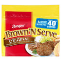 Banquet Brown ‘N Serve Fully Cooked Original Breakfast Sausage Patties, 32 oz, 40 Count (Frozen)