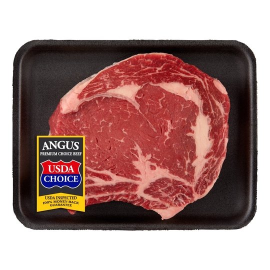 Beef Choice Angus Cowboy Ribeye Steak Bone-In, 0.63 - 1.72 lb Tray