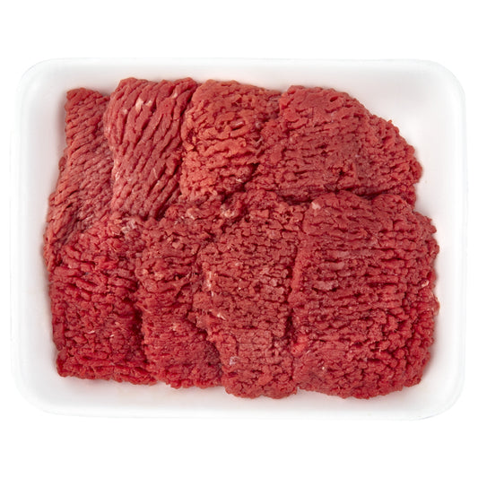 Beef Cubed Steak Family Pack, 2.10 - 2.70 lb Tray