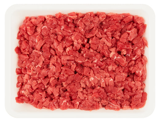 Beef Fine Cubes, 1.0 - 1.5 lb Tray