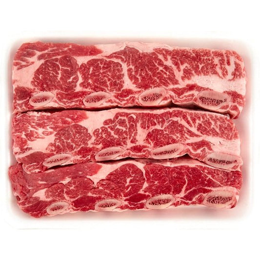 Beef Flanken Style Ribs Bone-In, 1.35 - 2.35 lb Tray