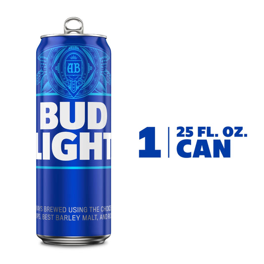 Bud Light Beer, 25 fl oz Aluminum Can, 4.2% ABV, Domestic Lager