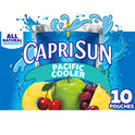 Capri Sun Pacific Cooler Mixed Fruit Juice Box Pouches, 10 ct Box, 6 fl oz Pouches