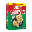 Cheez-It Grooves Sharp White Cheddar Crunchy Cheese Crackers, 17 oz
