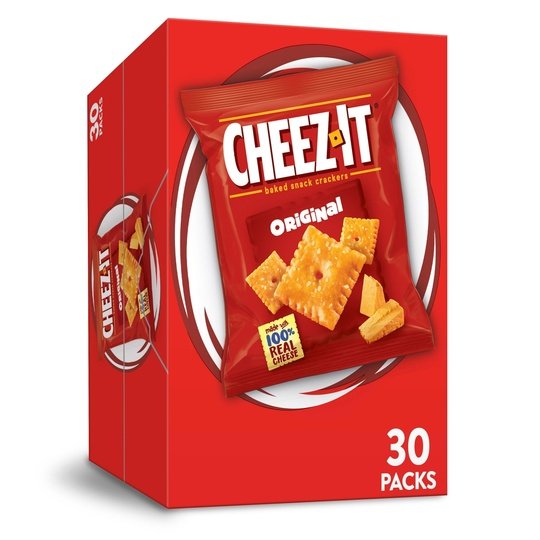 Cheez-It Original Cheese Crackers, 30 oz, 30 Count