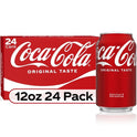 Coca-Cola Soda Pop, 12 fl oz, 24 Pack Cans