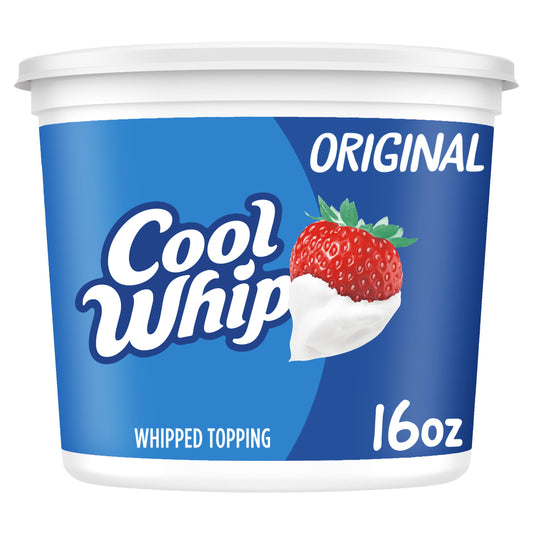 Cool Whip Original Whipped Cream Topping, 16 oz Tub