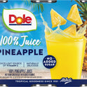 Dole All Natural 100% Pineapple Juice Can, 6 fl oz, 6 Count
