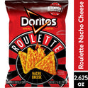 Doritos Roulette Nacho Cheese Flavored Tortilla Chips Snack Chips, 2.62oz Bag Single Pack