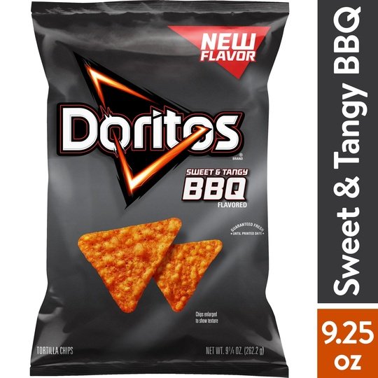 Doritos Sweet & Tangy BBQ, 9.25 oz Bag