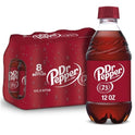 Dr Pepper Soda, 12 fl oz bottles, 8 pack