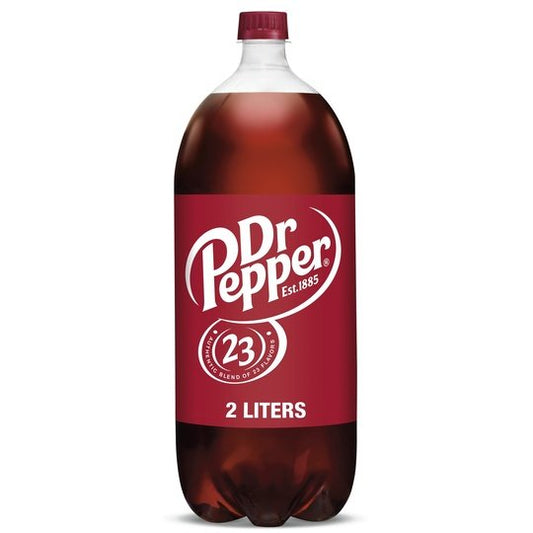 Dr Pepper Soda Pop, 2 L bottle