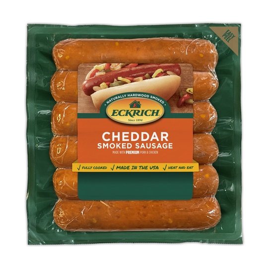 Eckrich Cheddar Smoked Sausage Links, 14 oz