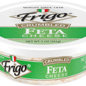 Frigo Crumbled Feta Cheese, 5 oz Refrigerated Plastic Cup