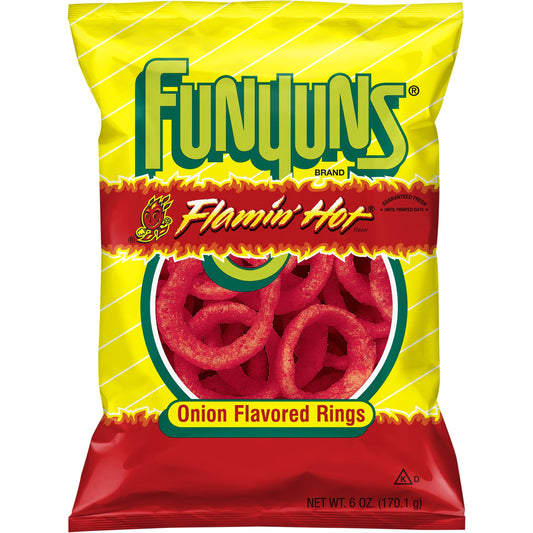 Funyuns Flamin' Hot Onion Flavored Rings, 6 Oz.