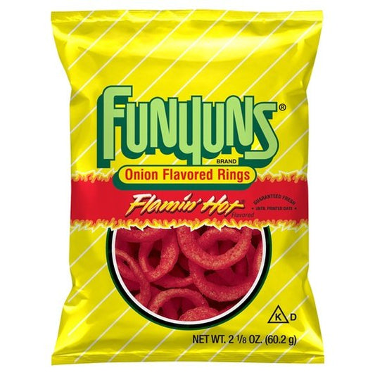 Funyuns Onion Flavored Rings Flamin' Hot 2.125 oz