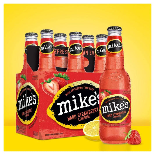 Mike's Hard Strawberry Lemonade - 6pk/11.2 fl oz Bottles