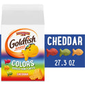 Goldfish Colors Cheddar Cheese Crackers, 27.3 oz Carton