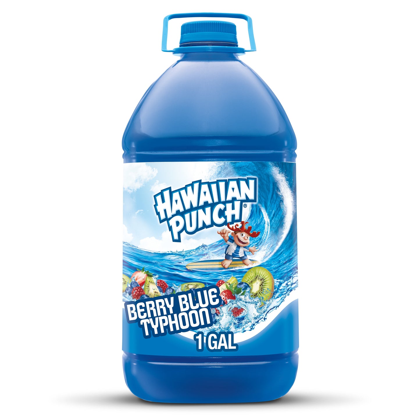 Hawaiian Punch Berry Blue Typhoon, Juice Drink, 1 gal bottle