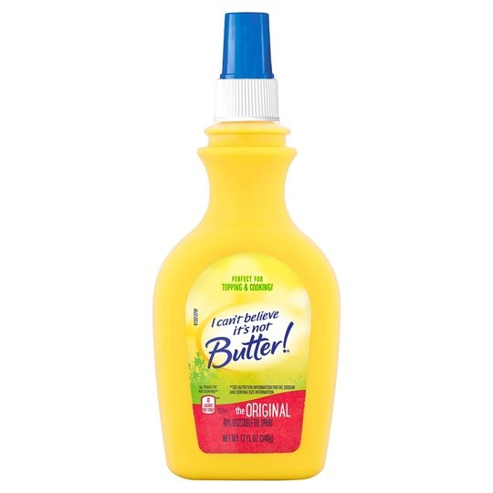 I Can't Believe It's Not Butter! Cooking Spray, 12 oz Bottle (Shelf-Stable)